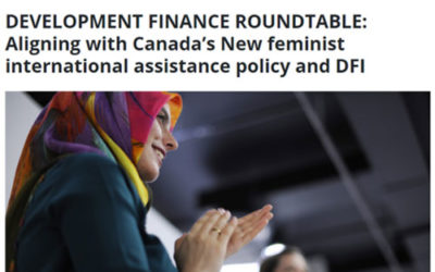 Crystalus participates at the DEVELOPMENT FINANCE ROUNDTABLE: Aligning with Canada’s New feminist international assistance policy and DFI in Toronto